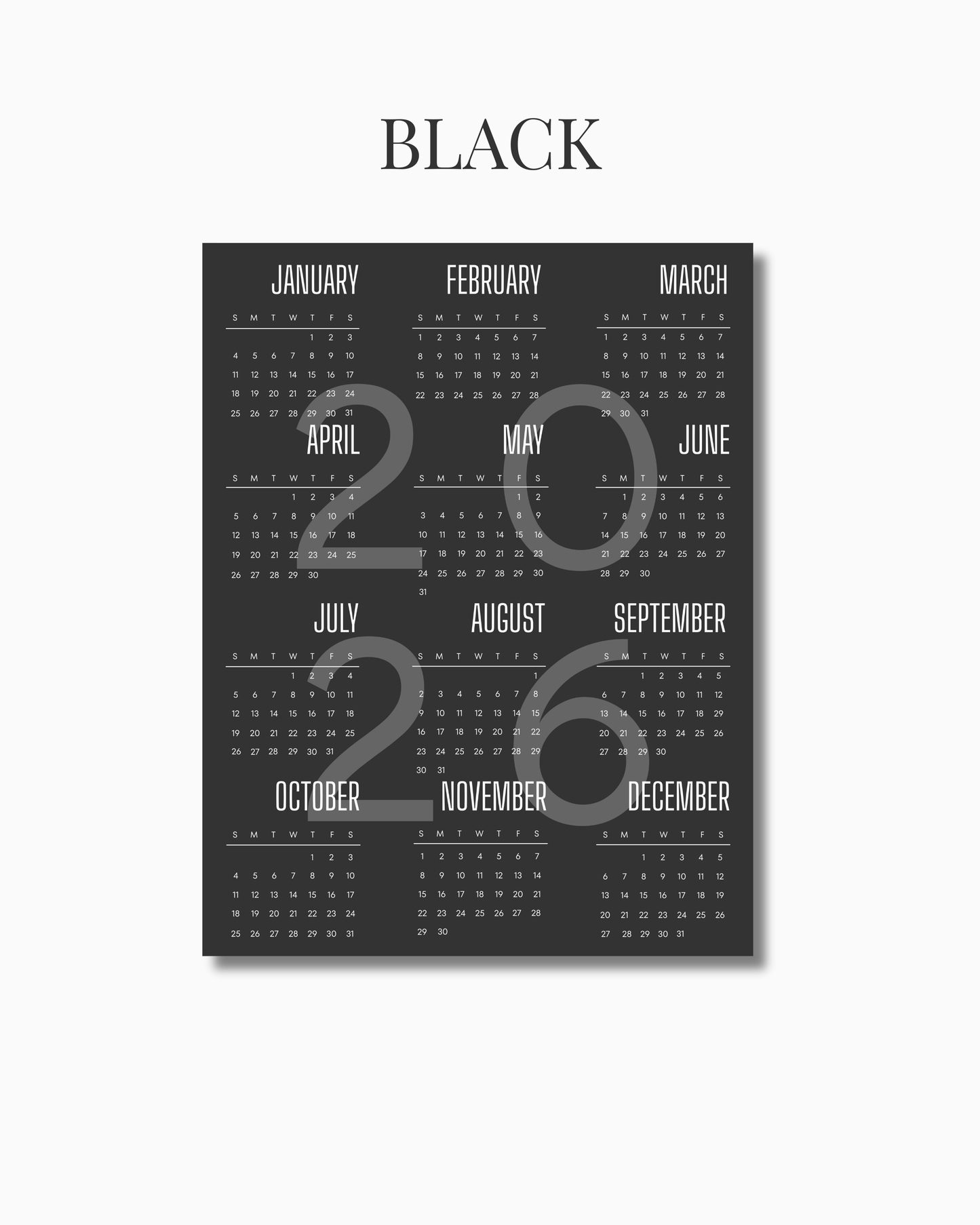 2026 Calendar Mag